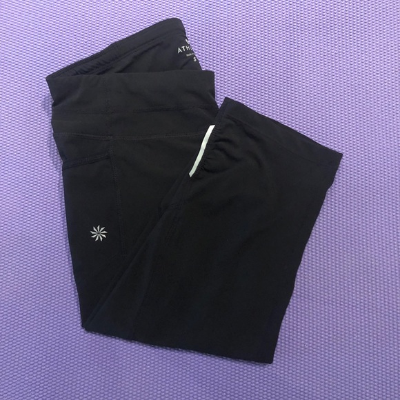 Athleta black Small crop leggings - Picture 2 of 6